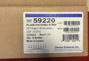 lot 117 image: Derma Pak-its Plain Packing Strip