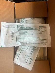 lot 141 image: Female Cath Kit with Gloves and Swabs Expired