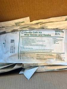 lot 159 image: Female Cath Kit with Gloves and Swabs Expired