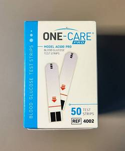 lot 176 image: One-Care Pro Blood Glucose Test Strips Expired