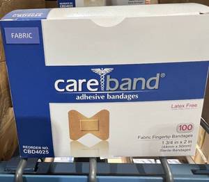 lot 208 image: CAREBAND Fabric Adhesive Strip Bandage