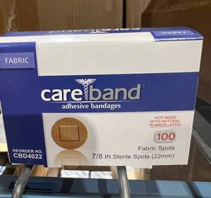 lot 211 image: CAREBAND - Fabric Adhesive Strip Bandage