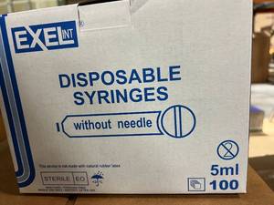 lot 220 image: Exel Luer Lock Syringes