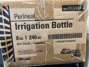lot 231 image: Perineal Irrigation Bottles, Empty Bottle, Graduated, 8 oz