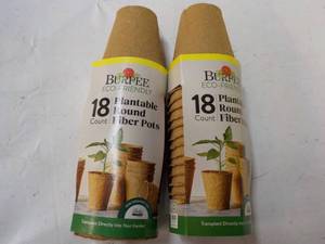 36 ct Burpee 18 Plantable Round Fib...