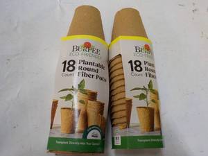 36 ct Burpee 18 Plantable Round Fib...