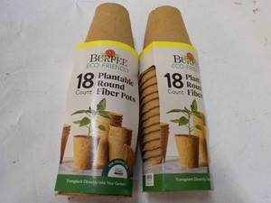 36 ct Burpee 18 Plantable Round Fib...