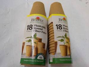 36 ct Burpee 18 Plantable Round Fib...