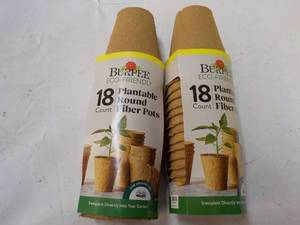 36 ct Burpee 18 Plantable Round Fib...