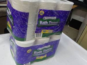 24 Jumbo Rolls Pasque 2 Ply Bath Ti...