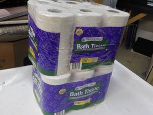 24 Jumbo Rolls Pasque 2 Ply Bath Ti...