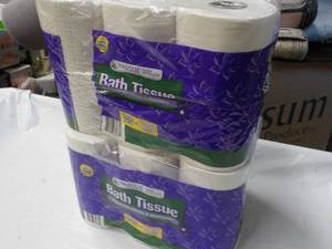 24 Jumbo Rolls Pasque 2 Ply Bath Ti...