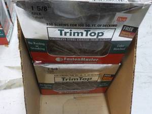 2 boxes Trim Top 1 58 Stainless S...