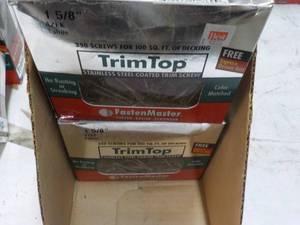 2 boxes Trim Top 1 58 Stainless S...