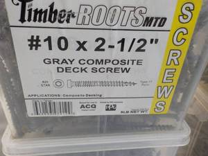 5 lbs. Timber Roots MTD #10 x 2 12...