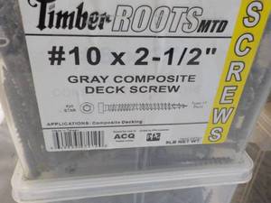 5 lbs. Timber Roots MTD #10 x 2 12...