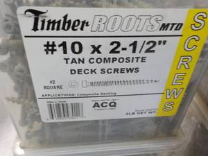 5 lbs. Timber Roots MTD #10 x 2 12...