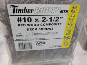 5 lbs. Timber Roots MTD #10 x 2 12...