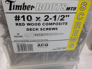 5 lbs. Timber Roots MTD #10 x 2 12...