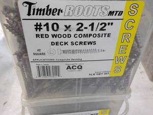 5 lbs. Timber Roots MTD #10 x 2 12...