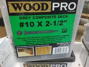 5 lbs. Wood Pro #10 x 2 12 Grey C...