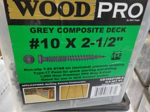 5 lbs. Wood Pro #10 x 2 12 Grey C...