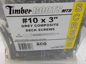 Timber Roots MTD #10 x 3 Grey Comp...