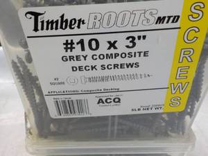 Timber Roots MTD #10 x 3 Grey Comp...