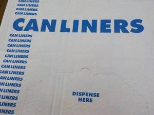 Case of 250 Clear 33 Gallon Can Lin...