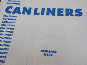 Case of 250 Clear 33 Gallon Can Lin...