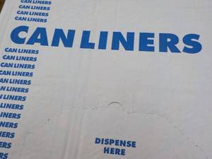 Case of 250 Clear 33 Gallon Can Lin...