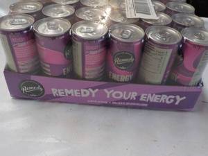 24 pack 8.5 oz Cans Remedy Energy D...