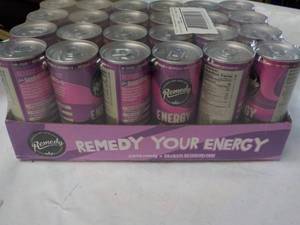 24 pack 8.5 oz Cans Remedy Energy D...