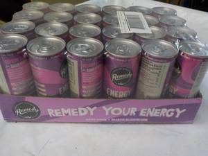 24 pack 8.5 oz Cans Remedy Energy D...