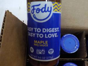6 ct  9.6 oz Bottles Fody Maple BBQ...