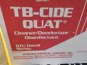 12 ct 32 oz Bottles Spartan TB-Cide...