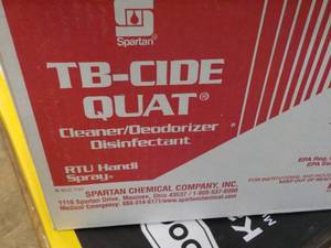 12 ct 32 oz Bottles Spartan TB-Cide...