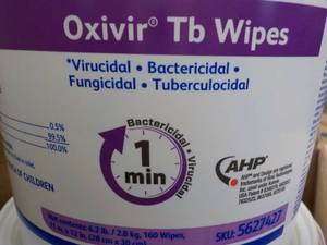 4 ct  6.2 lbs. Diversey Oxivir T6 W...