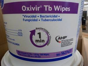 4 ct  6.2 lbs. Diversey Oxivir T6 W...