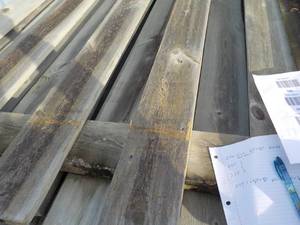4 6 x 8 foot treated fence sections
