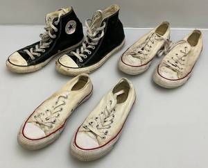 lot 162 image: Vintage Misc. Converse All Star Shoes Size 5, 6, & 8