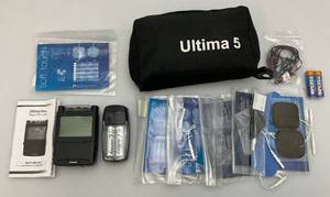 lot 179 image: Ultima 5 Pain Management Unit With Pads & Carrying Case (NEW)
