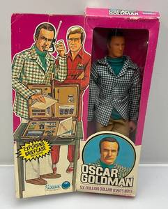lot 183 image: EST. $300.00-$400.00 1977 Kenner SIX MILLION DOLLAR MAN (OSCAR GOLDMAN) Action Figure (NEW IN OPEN BOX)