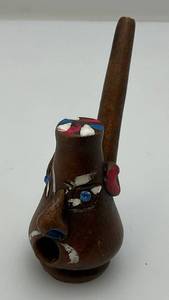 lot 186 image: RARE Figural Terracotta Pipe 3 12