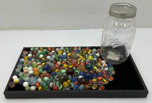 lot 208 image: Vintage Marbles