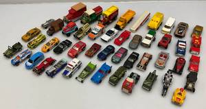 lot 13 image: Misc. Miniature Die-Cast Cars Including HotWheels & More