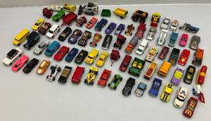 lot 15 image: Misc. Miniature Die-Cast Cars Including HotWheels & More