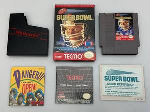 lot 17 image: Vintage NES Temco Super Bowl Football In Original Box (Complete)