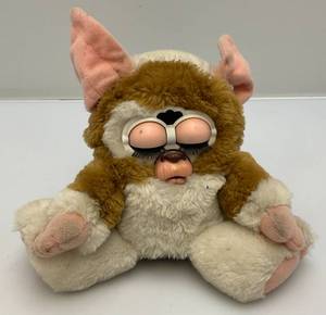 lot 51 image: 1999 Gremlins Gizmo Furby Electronic Interactive Friend TigerHasbro (Used With Tags) Untested Needs Some Cleaning