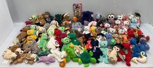 lot 102 image: Large Group Of Misc. Collectible Beanie Babies